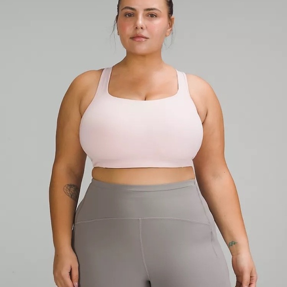 Lululemon All Powered Up Bra Flush Pink - 40DDD - Picture 1 of 8